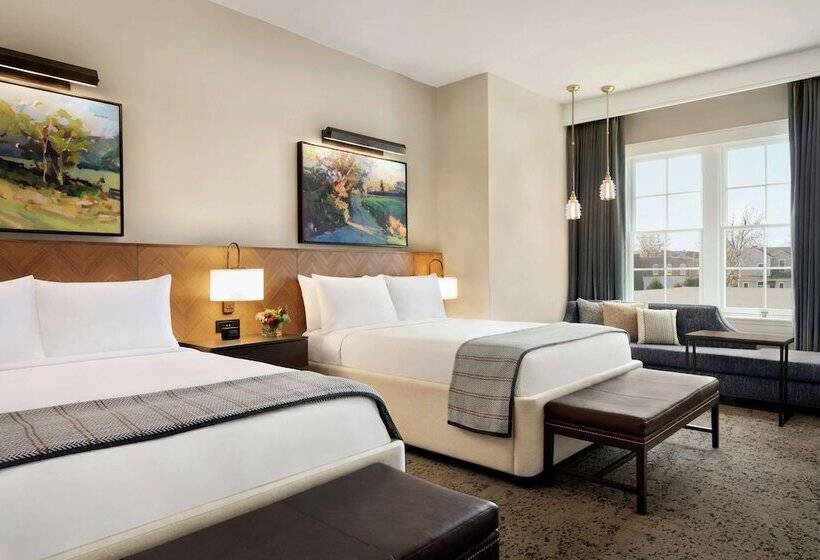 Номер Стандарт 2 Двуспальные Кровати, The Harpeth Franklin Downtown, Curio Collection By Hilton
