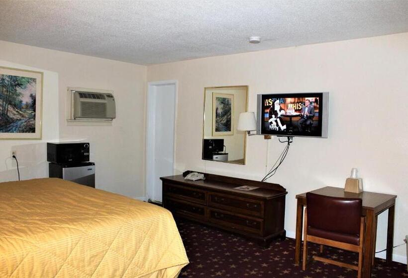 带大床的标准间, Cascades Motel   Chattanooga