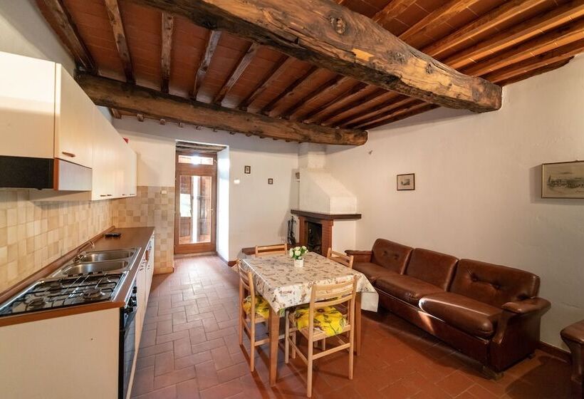 带1个卧室带花园景观的公寓, Fattoria Di Cintoia