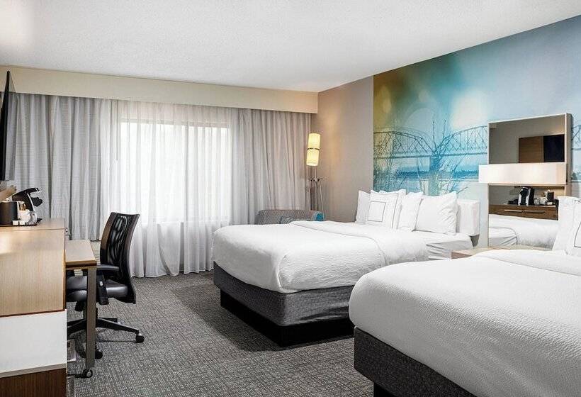 اتاق استاندارد با 2 تخت دوبل, Courtyard Paducah West