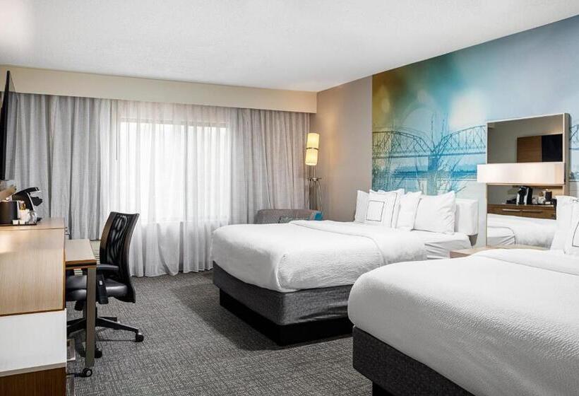 اتاق استاندارد با 2 تخت دوبل, Courtyard Paducah West