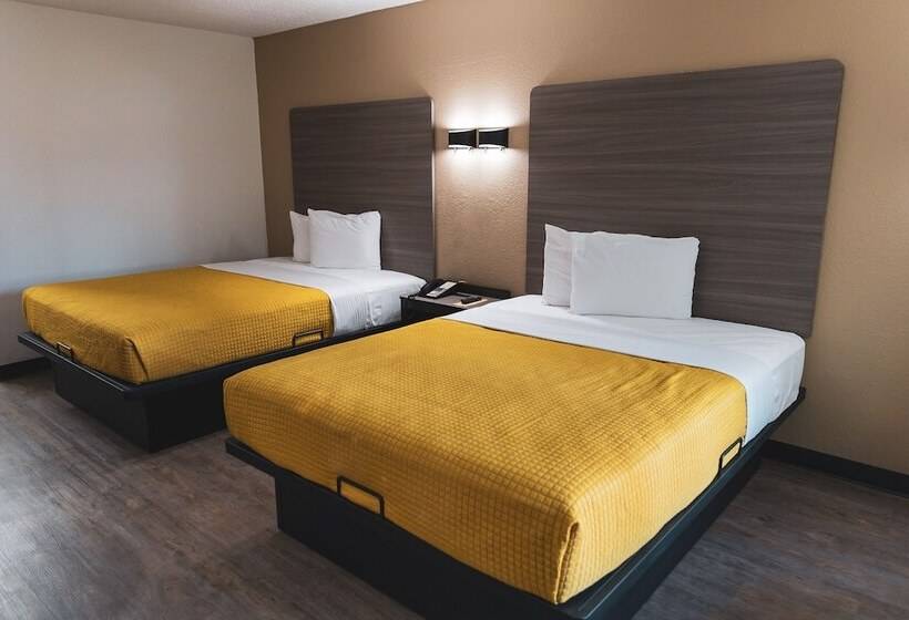 带2个双人床的标准工作室, Express Inn & Suites