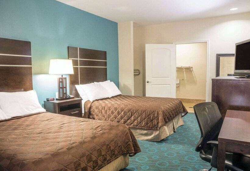 ２ダブルベッドのスタンダードルーム, Days Inn By Wyndham Humble/houston Intercontinental Airport