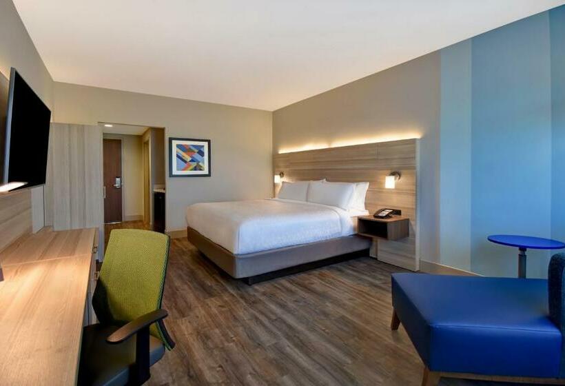 适合残疾人士使用的带超级大床的标准间, Holiday Inn Express & Suites   Galveston Beach, An Ihg