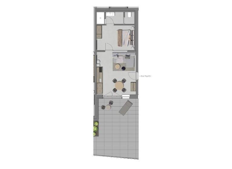 １ベッドルームアパートメント, Going Triple A Apartments East
