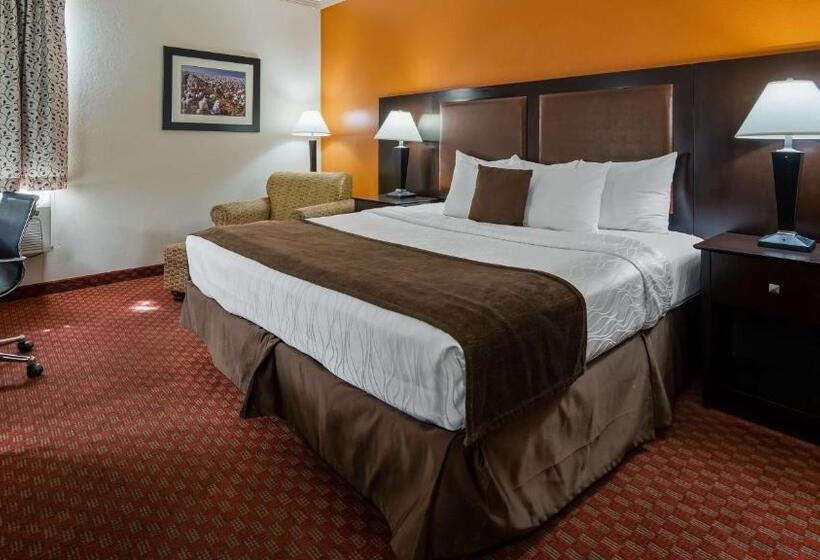 מיטת קינג בסוויטה, Best Western Plus Lubbock Windsor Inn