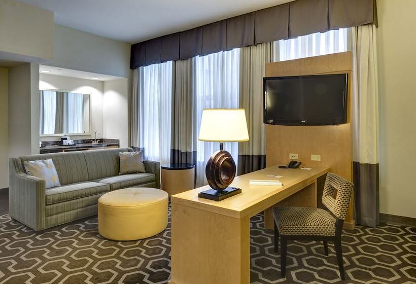 스탠다드 스튜디오 킹침대, Hampton Inn & Suites New Orleans Downtown