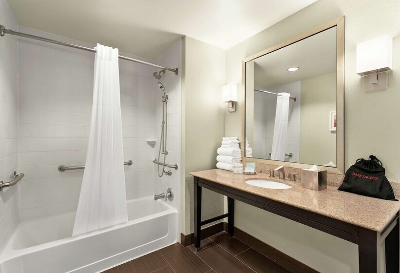 장애인을 위한 킹사이즈 침대 스탠다드 룸, Hampton Inn & Suites New Orleans Downtown