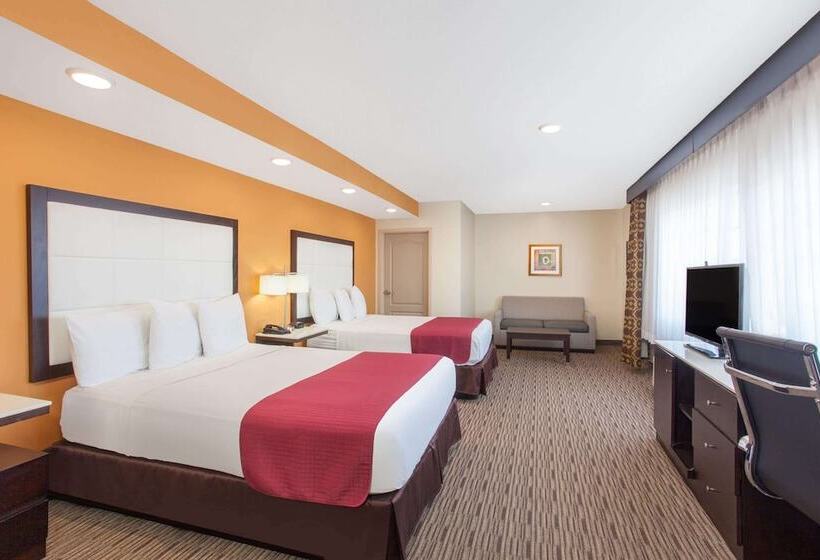 Номер Стандарт 2 Двуспальные Кровати, Ramada By Wyndham Culver City