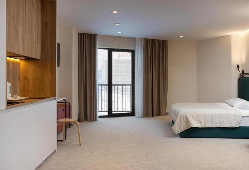 آپارتمان لوکس 1 خوابه, Hvoya Apart Hotel & Spa