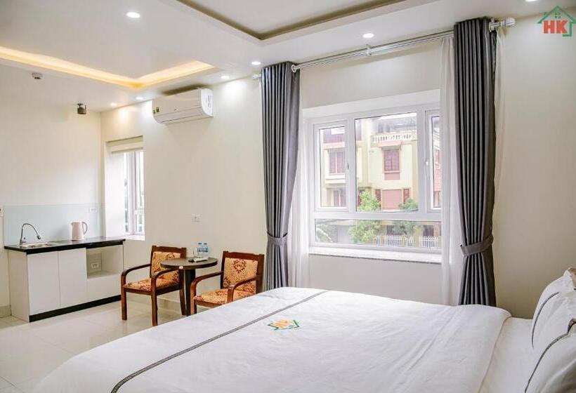 اتاق استاندارد با تخت بزرگ, Hk Apartment & Hotel In Haiphong