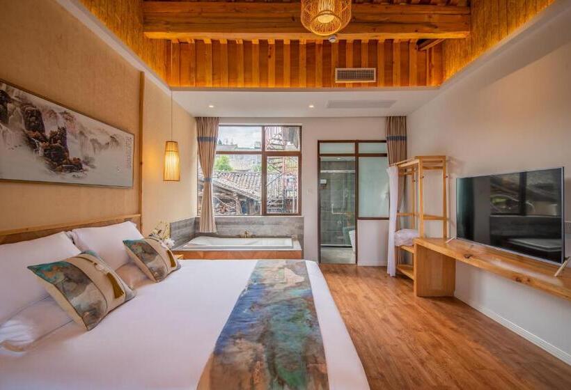 اتاق استاندارد با تخت بزرگ, Floral Tengchong Mountain Residence