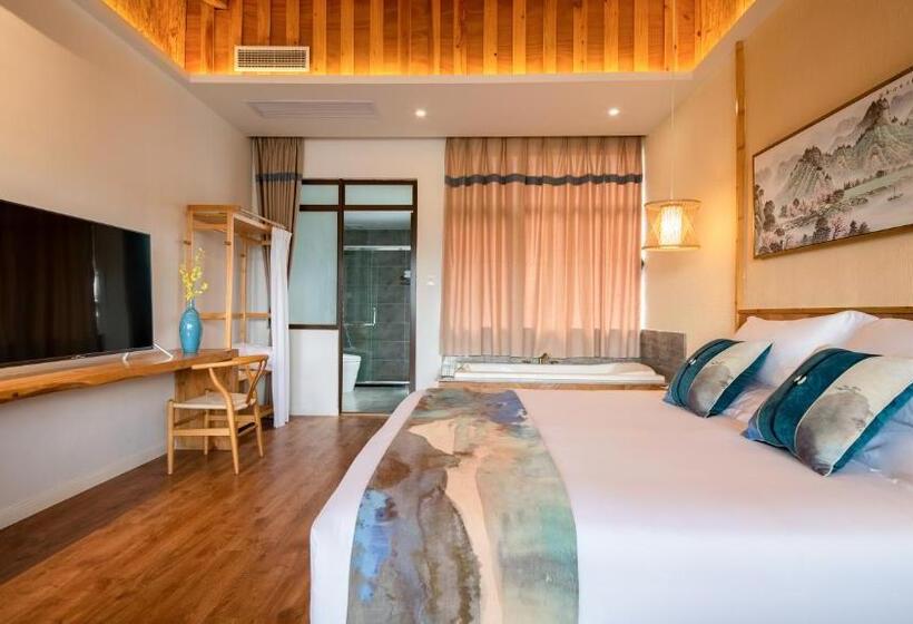 اتاق استاندارد با تخت بزرگ, Floral Tengchong Mountain Residence