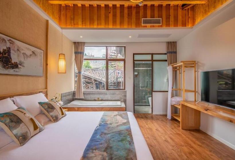 اتاق استاندارد با تخت بزرگ, Floral Tengchong Mountain Residence