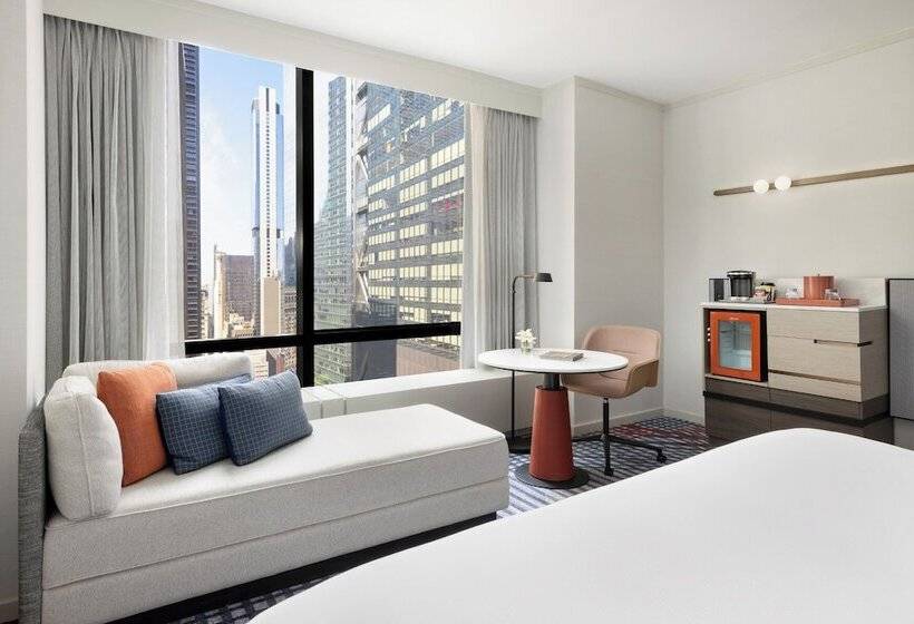 اتاق لوکس با چشم‌انداز شهر, M Social New York Downtown