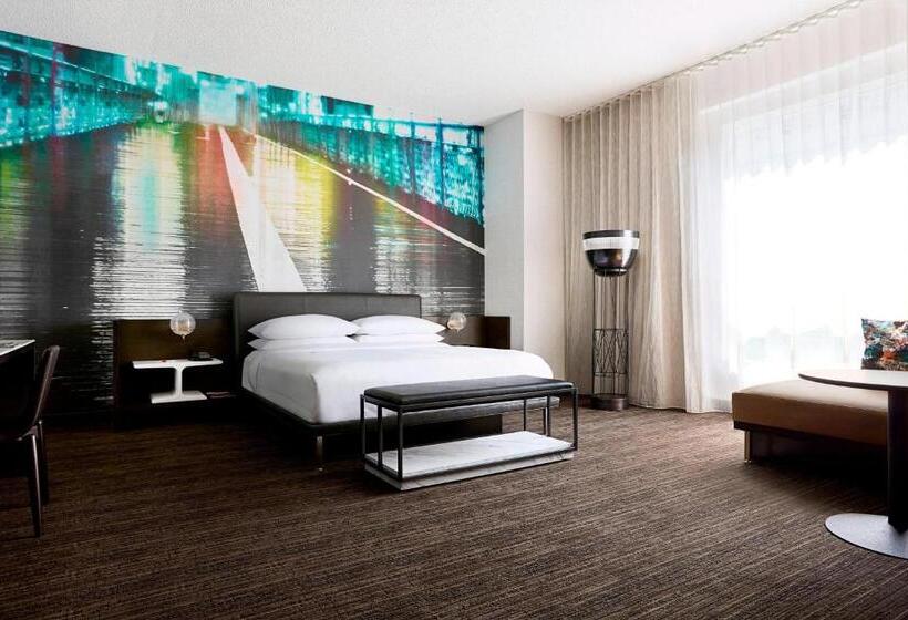 キングサイズベッドのエクゼクティブルーム, New York Marriott At The Brooklyn Bridge