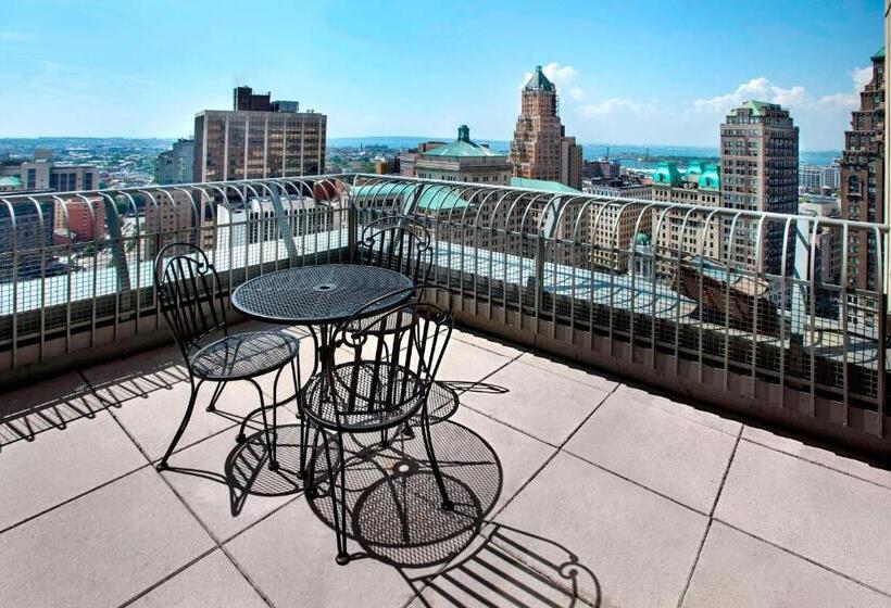 キングサイズベッドのスイートルーム, New York Marriott At The Brooklyn Bridge