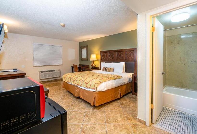 キングサイズベッドのデラックスルーム, Sevilla Inn Kissimmee  Near Disney