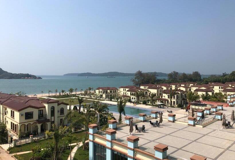 اتاق لوکس با چشم‌انداز دریا, Sealong Bay Zhongqi Conifer Hotel 海龙湾中启康年酒店