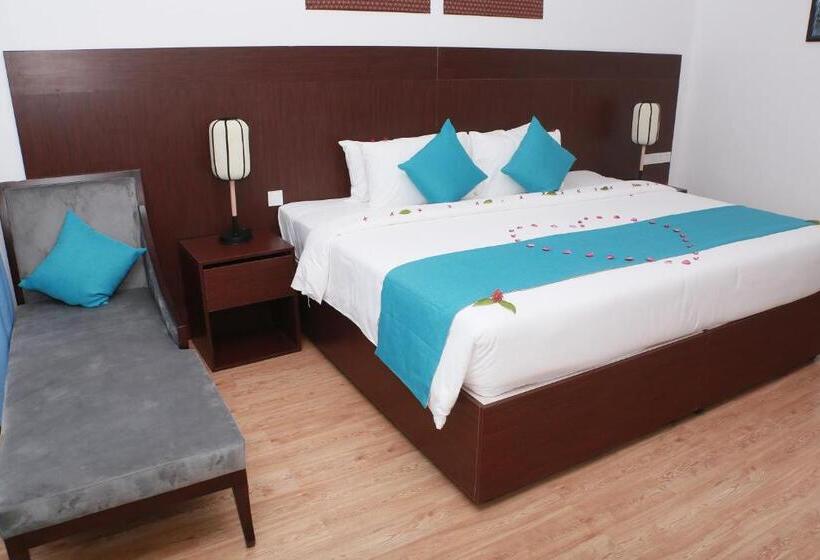 اتاق لوکس با چشم‌انداز دریا, Sealong Bay Zhongqi Conifer Hotel 海龙湾中启康年酒店