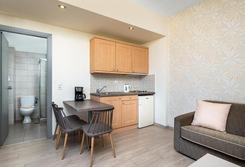 آپارتمان 1 خوابه با چشم‌انداز دریا, Icarus Apartments