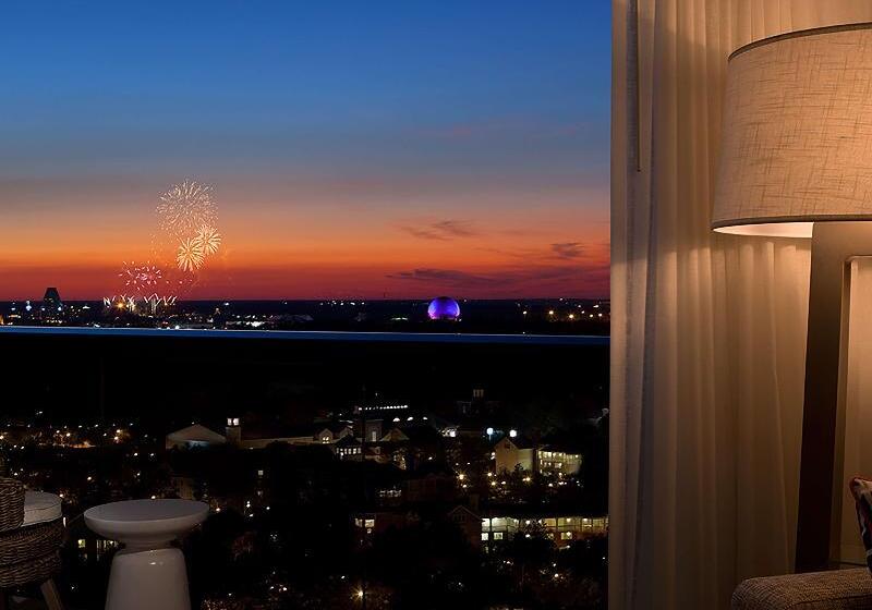 اتاق استاندارد با تخت بزرگ, Hilton Orlando Buena Vista Palace   Disney Springs® Area
