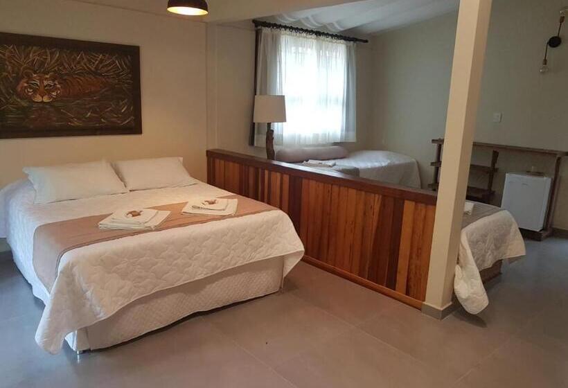 디럭스 4인 룸, Gamboa Eco Refugio Pousada