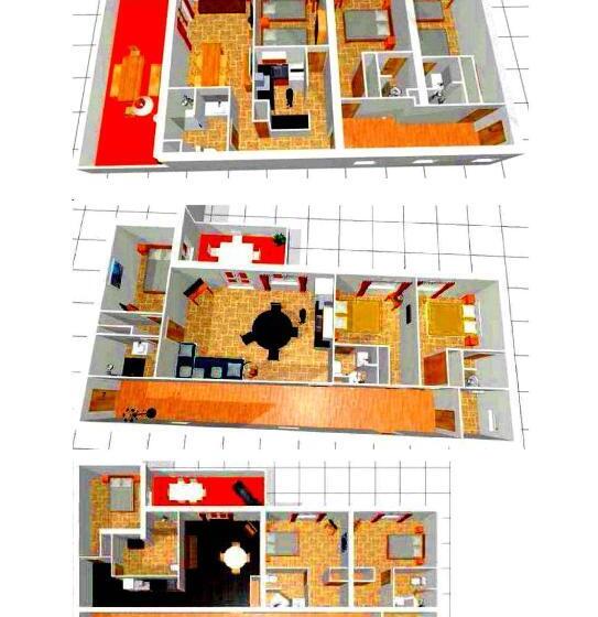 Апартаменты 3 Спальни, Apart Hôtel Les 4 Sources