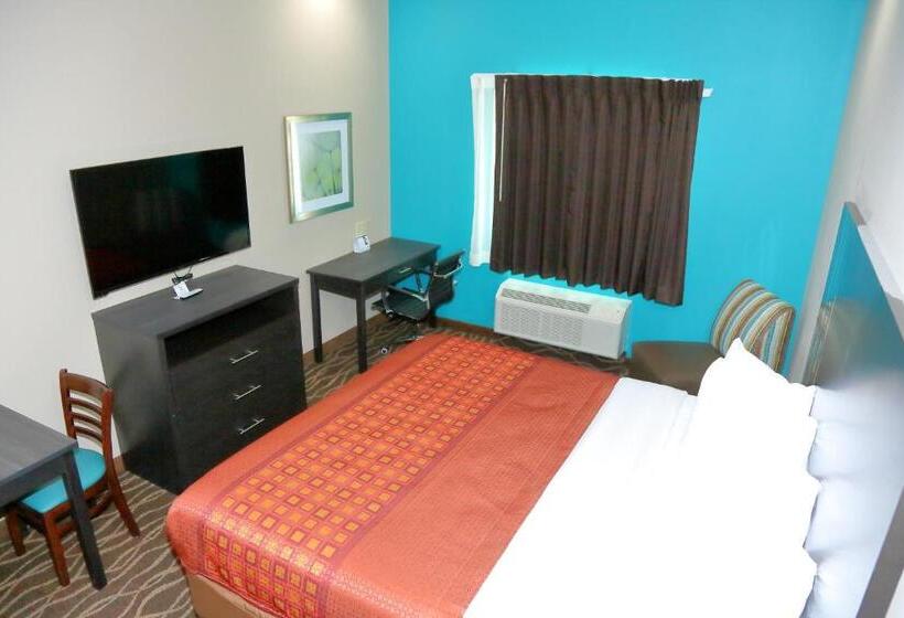 스탠다드 룸 킹사이즈 침대, Americas Best Value Inn & Suites Prairieville