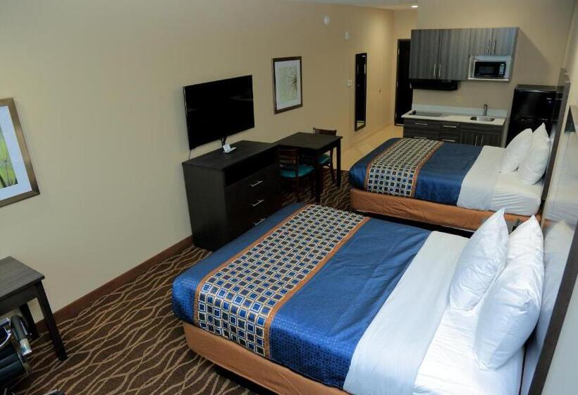 스탠다드 룸 퀸사이즈 침대, Americas Best Value Inn & Suites Prairieville