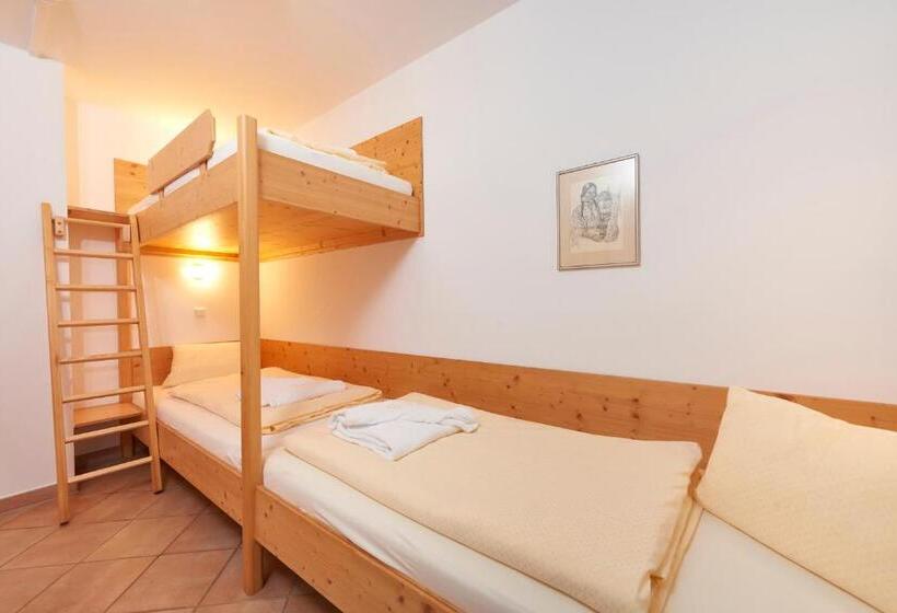 Апартаменты 2 спальни Вид на Сад, Appartement Hotel Sonneck