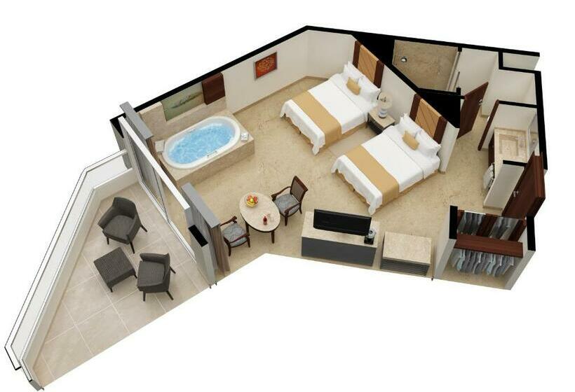 חדר סופריור נוף לגינה, Moon Palace Cancun  All Inclusive