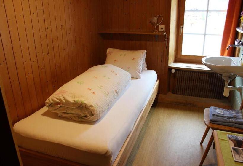 标准单人间共用浴室, Gasthaus Edelweiss