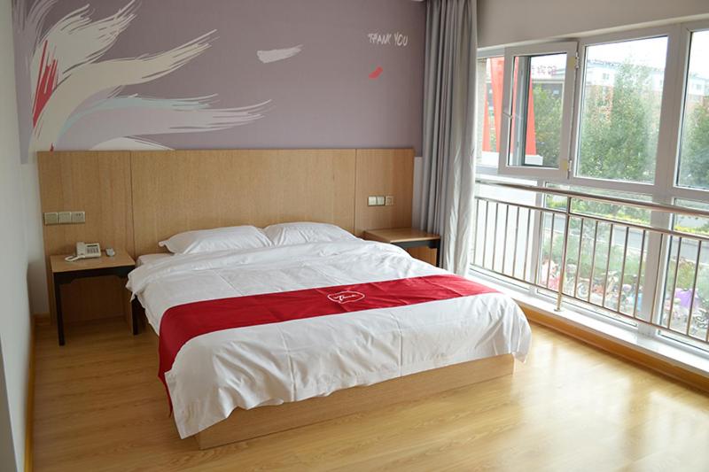 Номер Superior, Thank Inn Chain Hotel Zhangjiakou Zhangbei County Tianbao New City