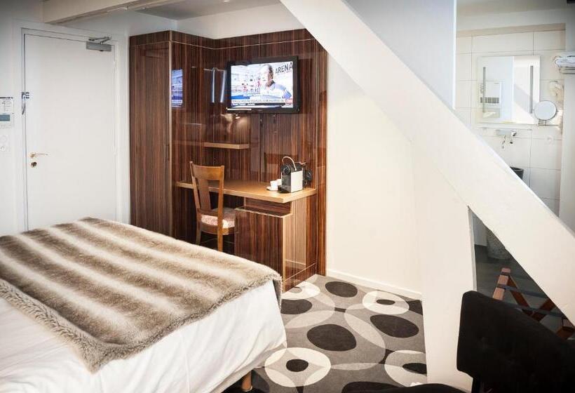 اتاق استاندارد با وان آب گرم, The Originals Boutique, Hôtel Bulles By Forgeron, Lille Sud