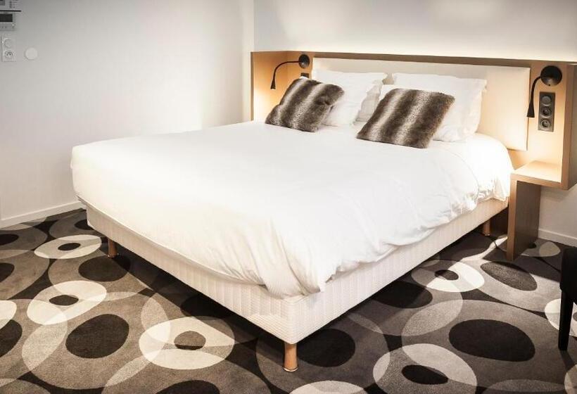 اتاق استاندارد با وان آب گرم, The Originals Boutique, Hôtel Bulles By Forgeron, Lille Sud