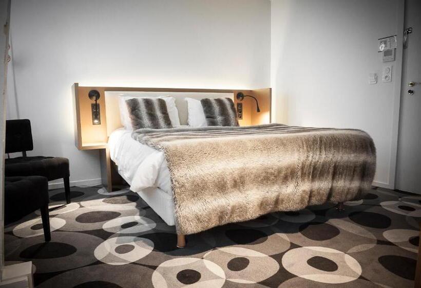اتاق استاندارد با وان آب گرم, The Originals Boutique, Hôtel Bulles By Forgeron, Lille Sud