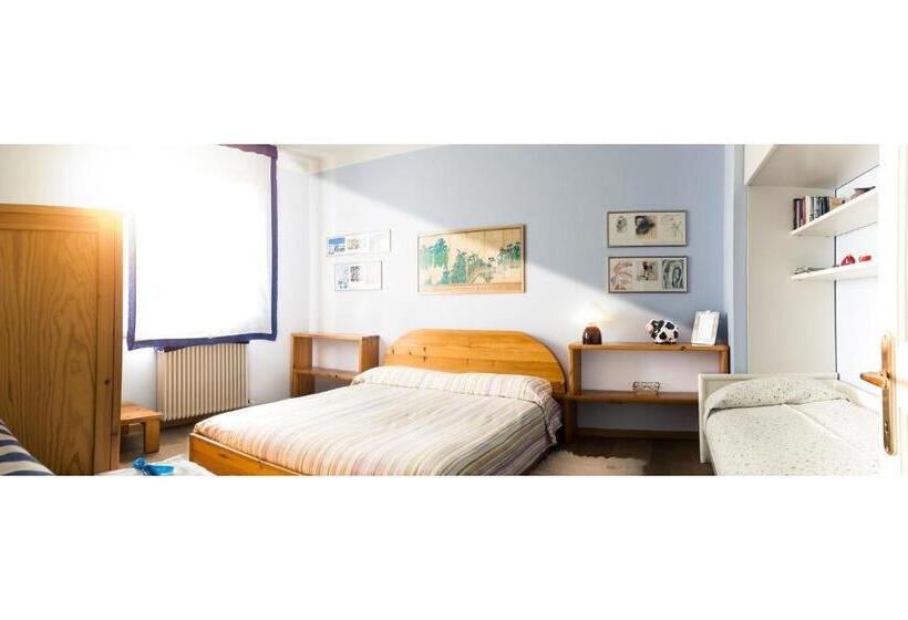 Quarto Triplo Estandar Banheiro Compartilhado, Cascina Vecchia Alpacas B&b