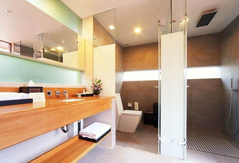 Вилла Deluxe 1 Спальня Вид на Море, Baan Haad Ngam Boutique Resort