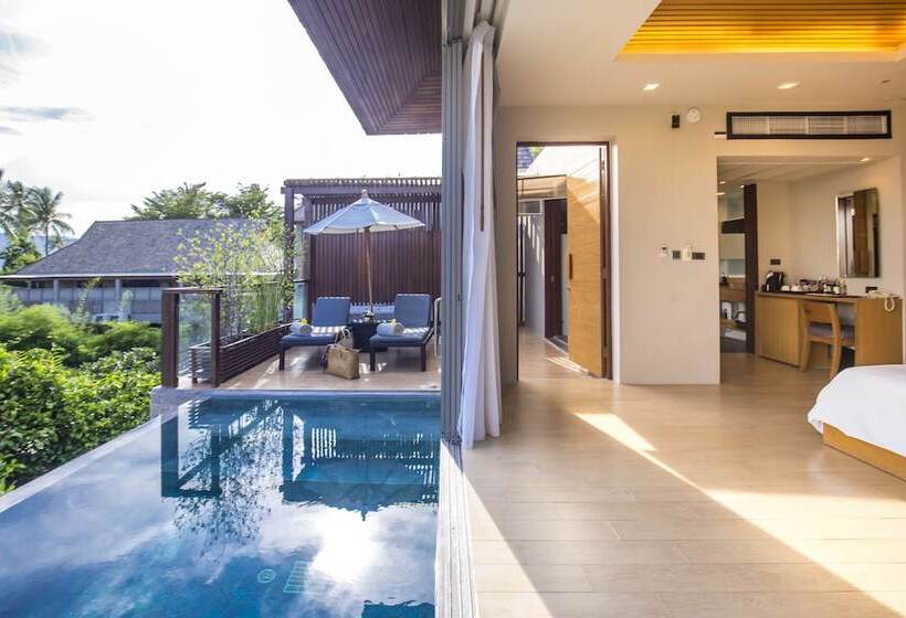 Вилла Deluxe 1 Спальня Вид на Море, Baan Haad Ngam Boutique Resort