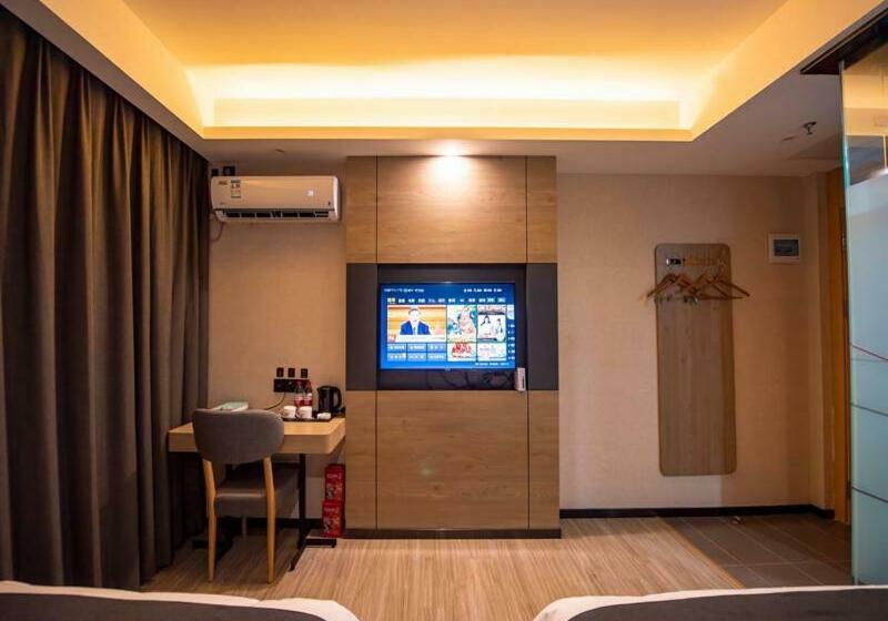 Номер Комфорт, Thank Inn Chain Hotel Guangdong Qingyuan Fogang County 106 National Road