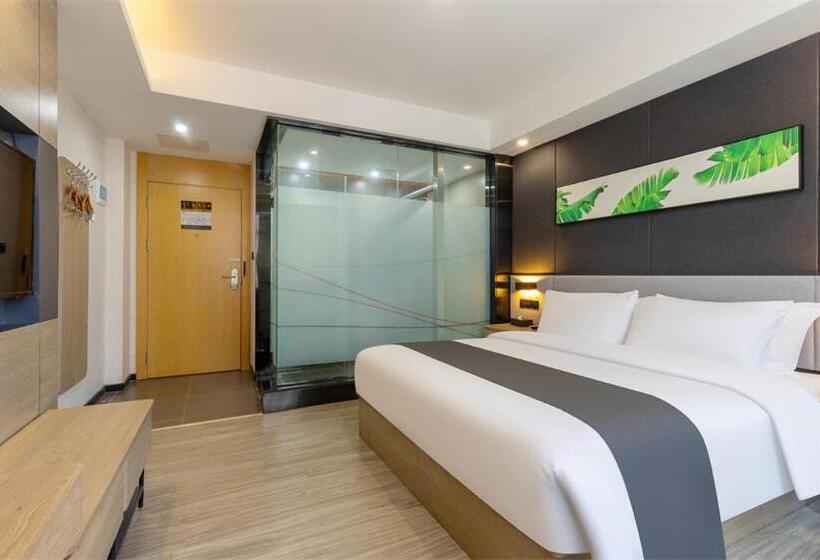 Номер Стандарт, Thank Inn Chain Hotel Guangdong Qingyuan Fogang County 106 National Road
