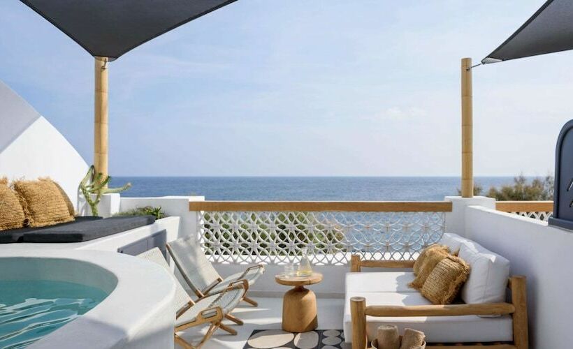 اتاق لوکس با چشم‌انداز دریا, Afroditi Venus Beach Resort