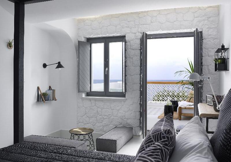 اتاق لوکس با چشم‌انداز دریا, Afroditi Venus Beach Resort