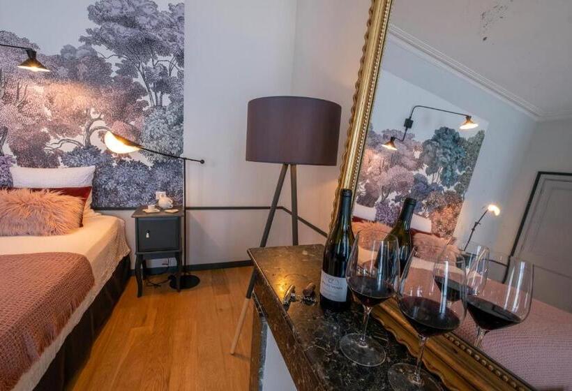 اتاق لوکس, Escale Rochelaise B&b, Spa Bain Nordique Et Sauna Tonneau