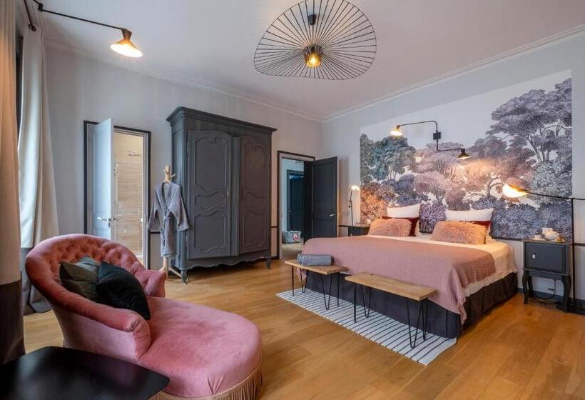 اتاق لوکس, Escale Rochelaise B&b, Spa Bain Nordique Et Sauna Tonneau