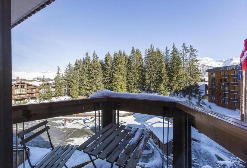 Апартаменты 1 Спальня с Балконом, Residence Le Domaine Du Jardin Alpin   Courchevel 1850