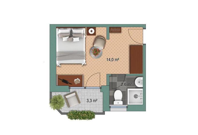 Номер Стандарт Индивидуальный, Resort La Ginabelle