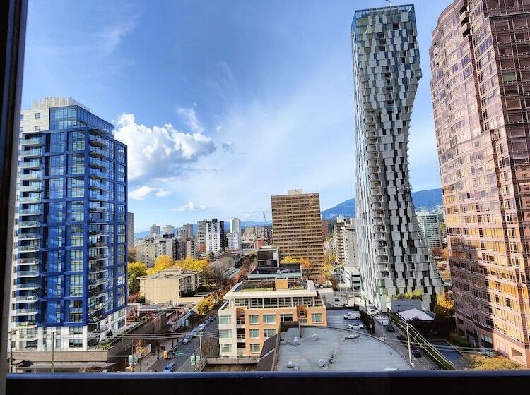 带1个卧室带观景的公寓, Divya Sutra Suites On Robson Downtown Vancouver