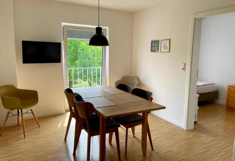 테라스가 있는 2 베드룸 아파트, Gästehaus Juhl